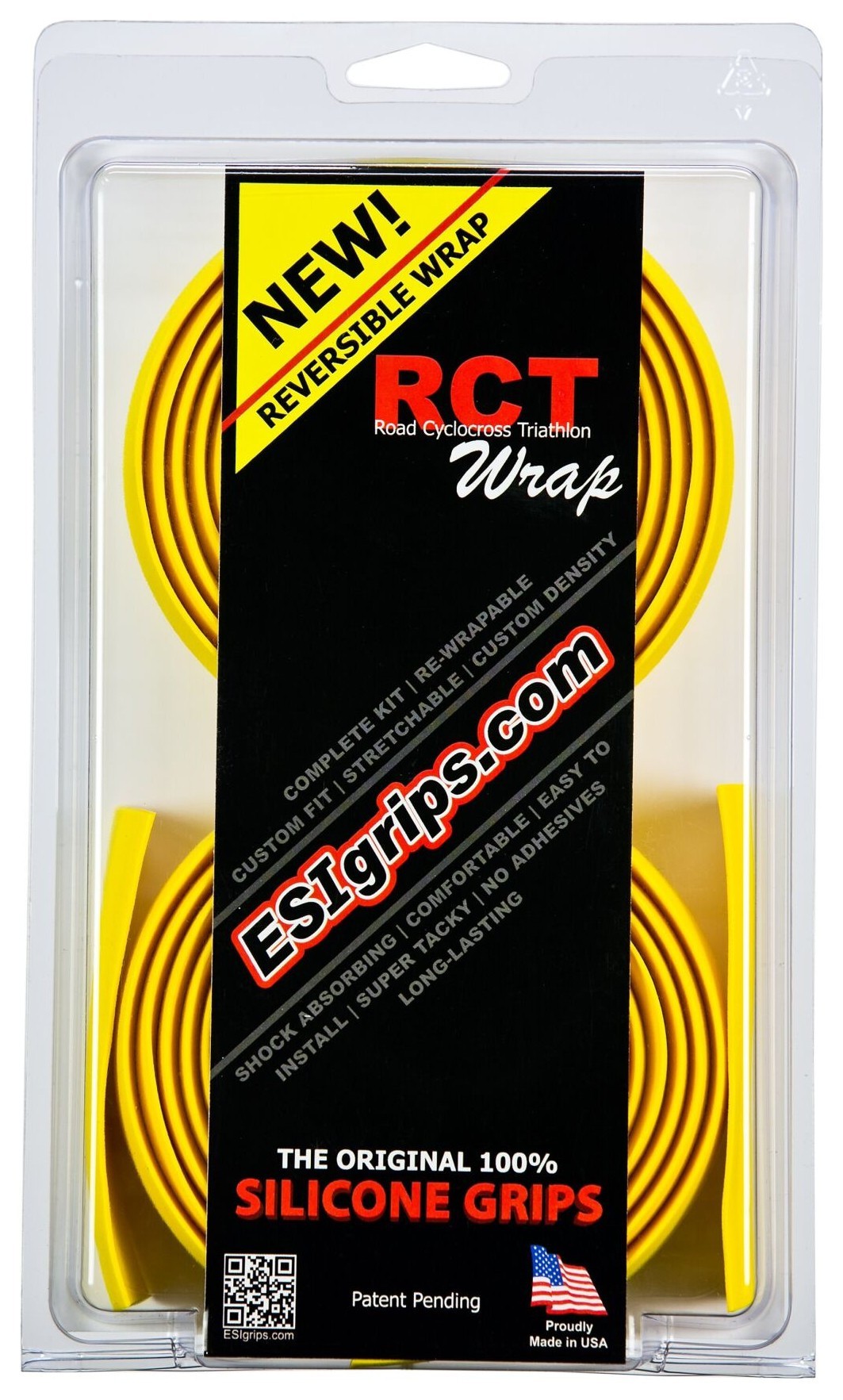 Обмотка руля ESI RCT Wrap Yellow (желтая) OBOD_RWYLW