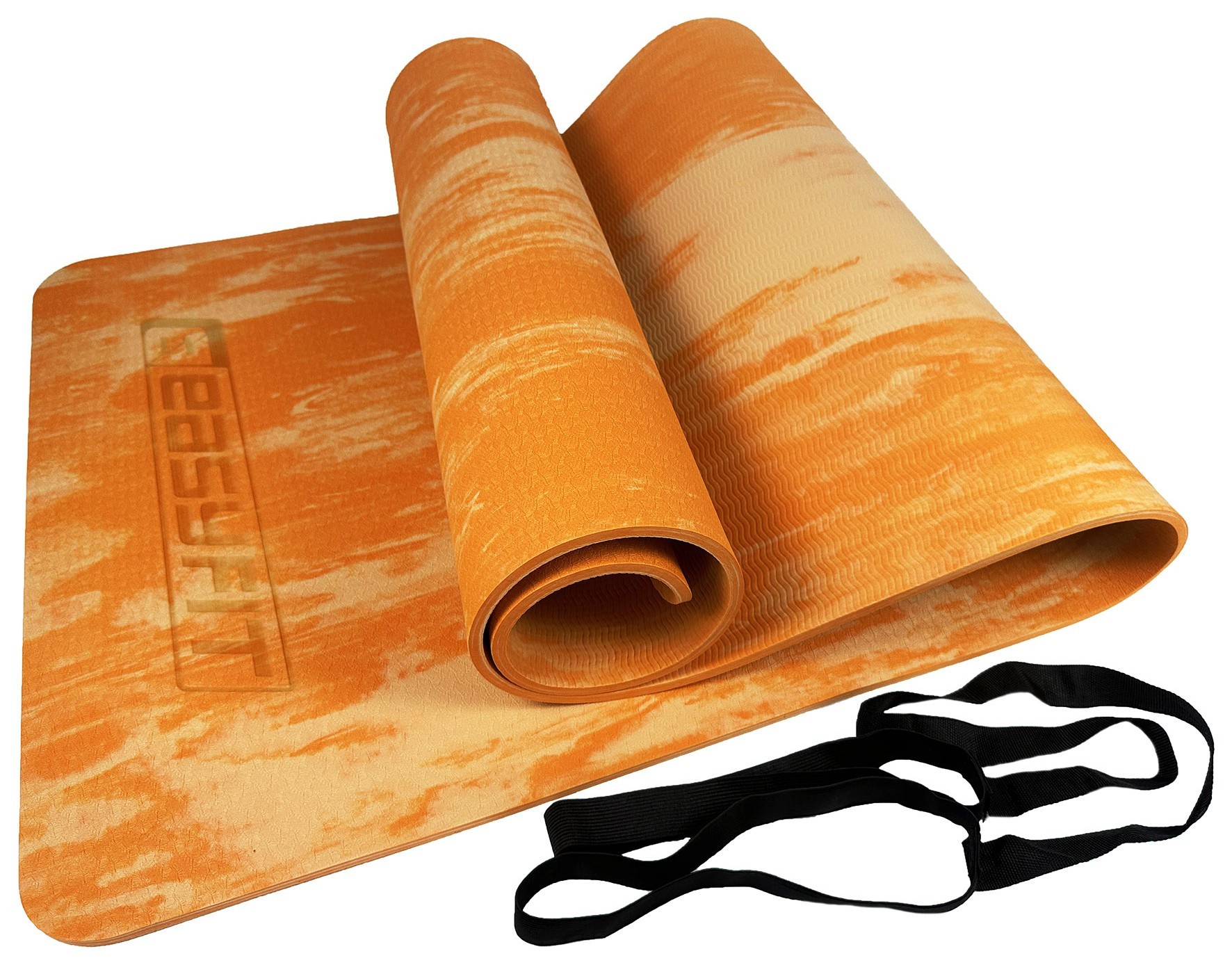 Килимок для йоги та фітнеса EasyFit s-EVA Mat 8 мм Помаранчевий EFIT_EF-1911-Or