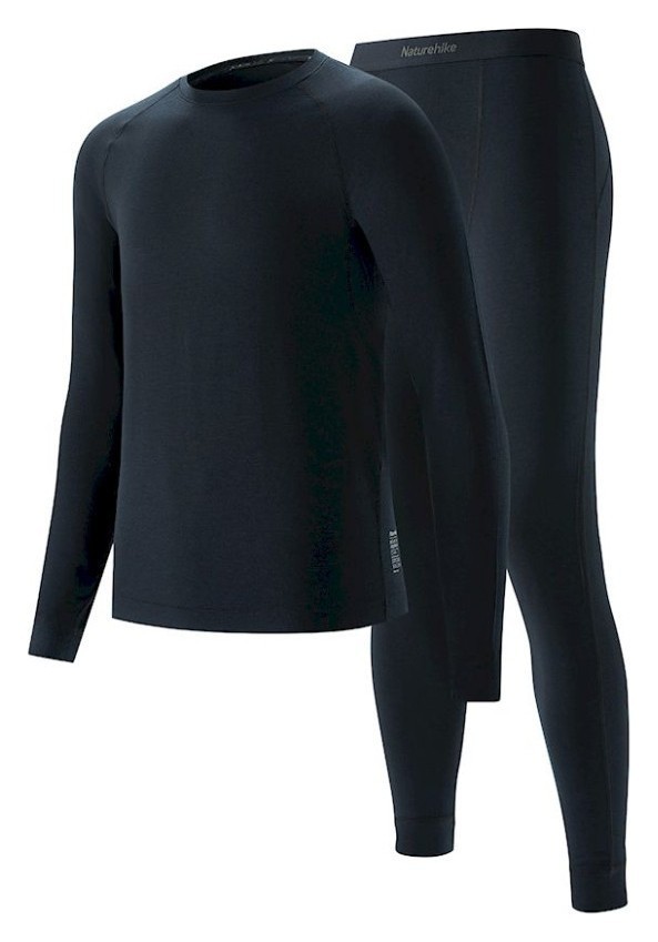 Комплект термобелья мужского Naturehike NH22NY001, демисезон, размер XXL, черный FNR_6927595704936
