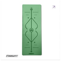 Килимок для йоги професійний EasyFit Pro каучук 5 мм Зелений