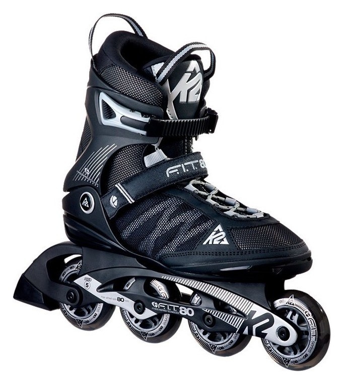 Роликові коньки для дорослих K2 F.I.T. 80 M 45 (11.5US) 295мм Black/white (30A0003.1.1) O RCH_22547