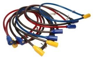 Замок тросовий на ключі VLT PJ-097 800мм *10мм мікс (упак. 10 шт) AM (брендоване пакування)