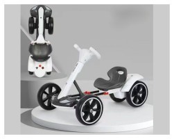 Дитячий електрокар GO KART F1 white (Білий)