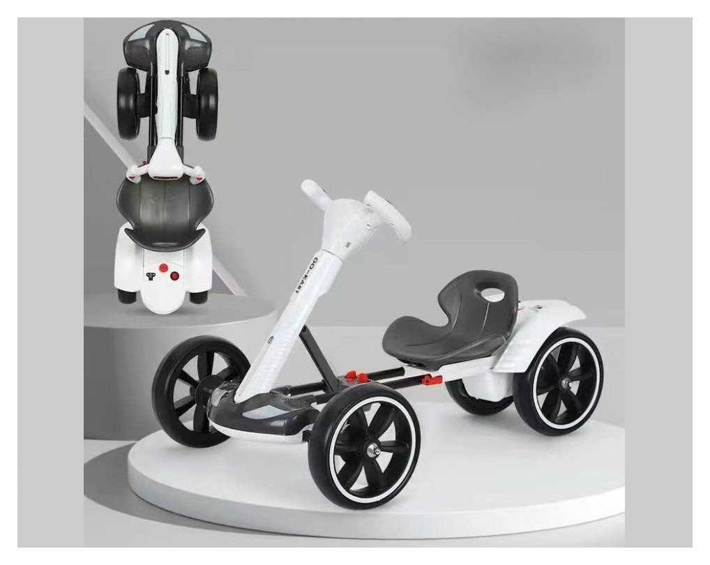 Дитячий електрокар GO KART F1 white (Білий) MRTN_4019