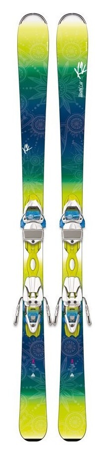 Ліжі гірські комплект K2 TAINTED LUV 74 W+ER3 10 146см Light green/blue/white (1050401.141.1+1051109.141.1) RCH_17612