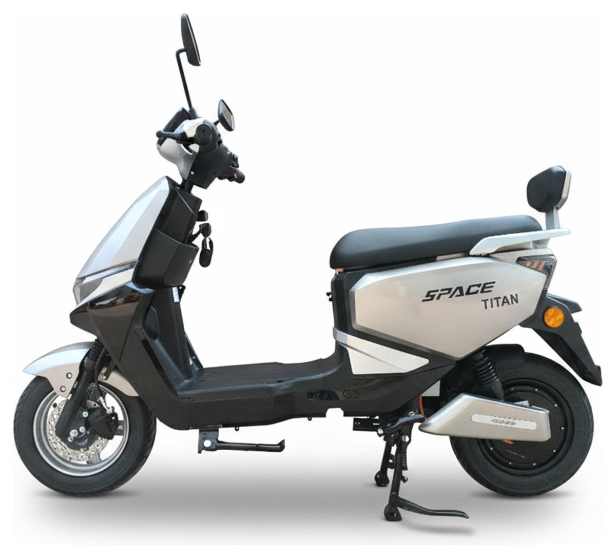 Електроскутер SPACE TITAN 10" 72B 1000Вт 20А*г диск/барабан свинцево-кислотний сірий 2026 ESC-072