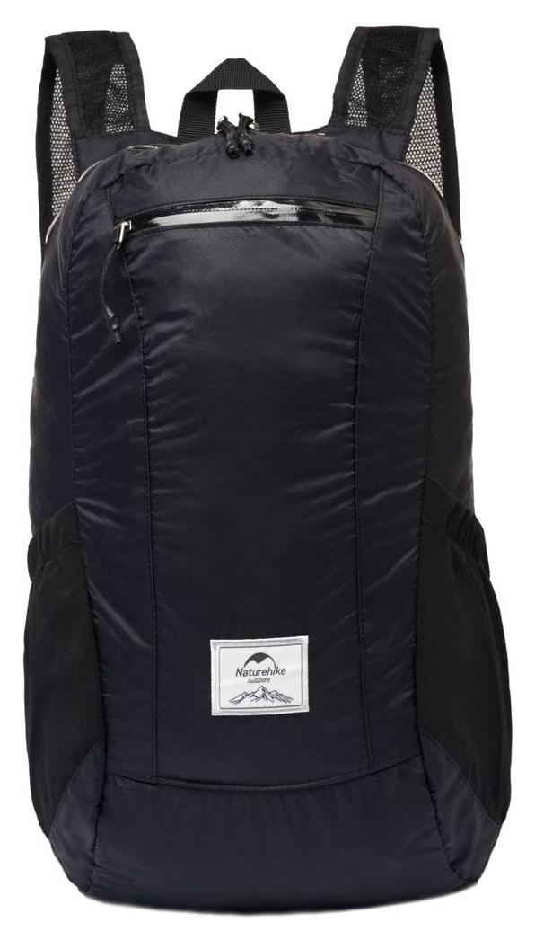 Рюкзак компактний надлегкий Naturehike Ultralight NH17A012-B, 18 л, чорний FNR_6927595718674