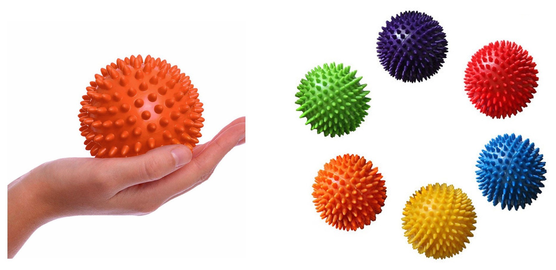 Масажер м'ячик голчастий (7см) Bavar Sport BVR_308978