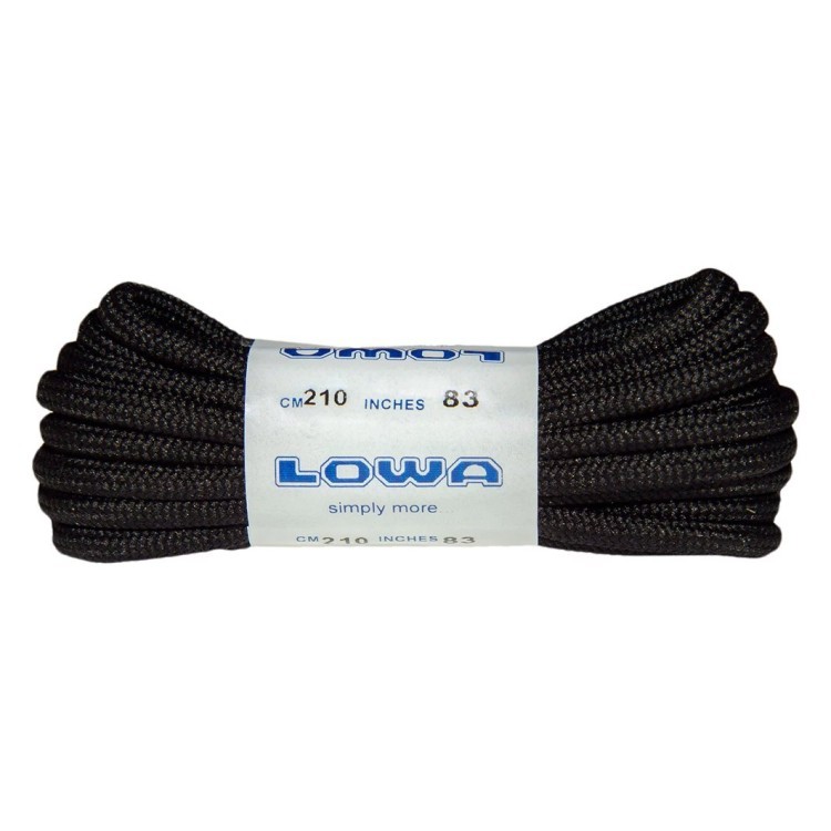 LOWA шнурки Trekking 210 cm black-black 830580-9999