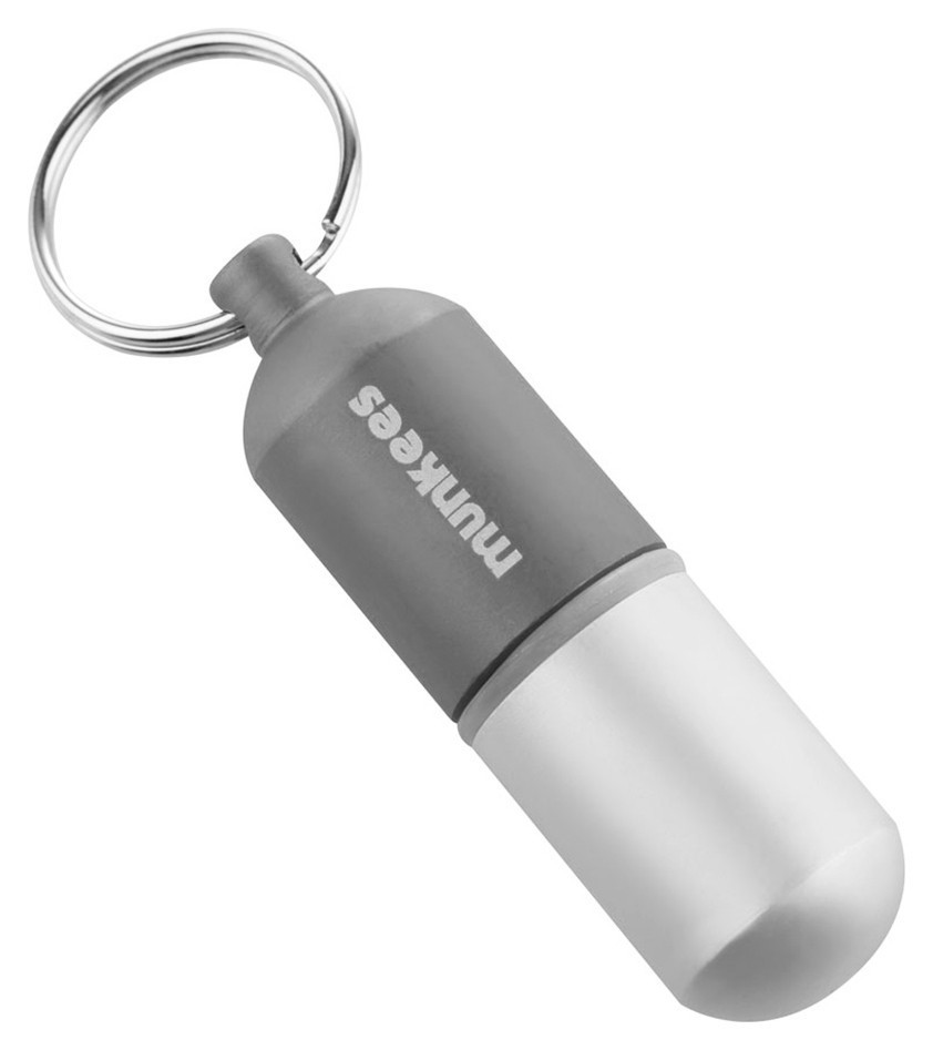 Munkees 3626 брелок Waterproof Capsule Medium grey 3626-GY