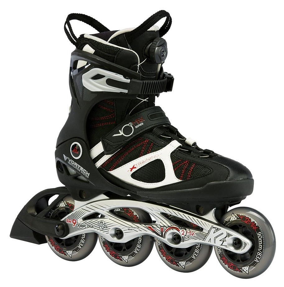 Роликові коньки для дорослих K2 VO2 MAX BOA M 42.5 (9.5US) 275мм Black/white (3030032) O RCH_22699