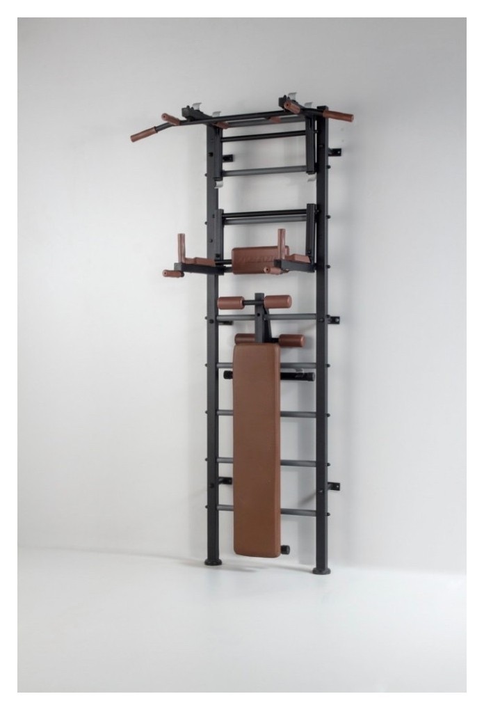 Шведська стінка Атлант. Коричневий з чорним RNS_atlant_brown