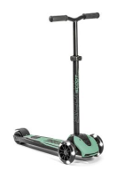 Самокат Scoot and Ride серии Highwaykick-5 с светящимися серо-зелеными колесами, 5+ до 80кг.