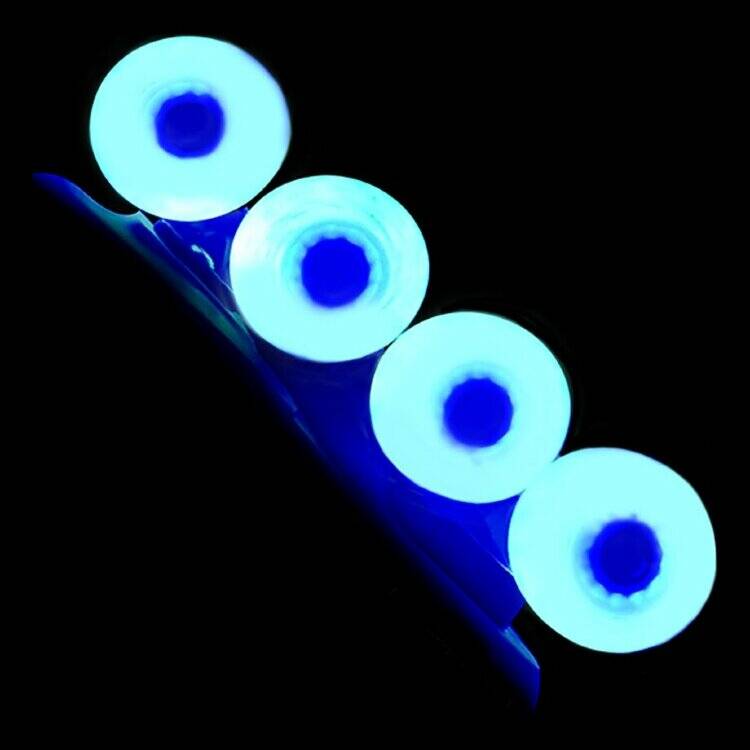 Колесо для роликов светящиеся Flying Eagle Lazerwheelz-Sparkle синие 80 мм 1373441