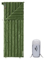 Спальний мішок з натуральним пухом Naturehike CWM295 CNK2300SD013, зелений