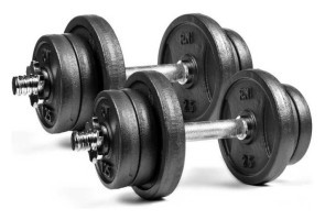 Наборные металлические гантели 2 по 11 кг. RN-Sport