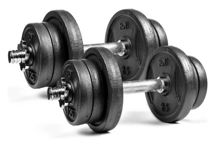 Наборные металлические гантели 2 по 11 кг. RN-Sport RNS_RN_QTR11х2