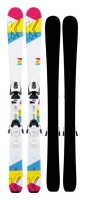 Ліжі гірські дитячі (комплект) K2 LUV BUG 4.5+FDT JR 100см White/multicolor (10D0809.109.1+10D1019.109.1)