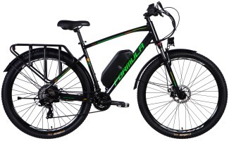 Велосипед з електроприводом 28" AL Formula eCURSOR MAN DD CS рама-20" 48B 12.5А*г 500Вт чорно-зелений YS 2498-1 2025