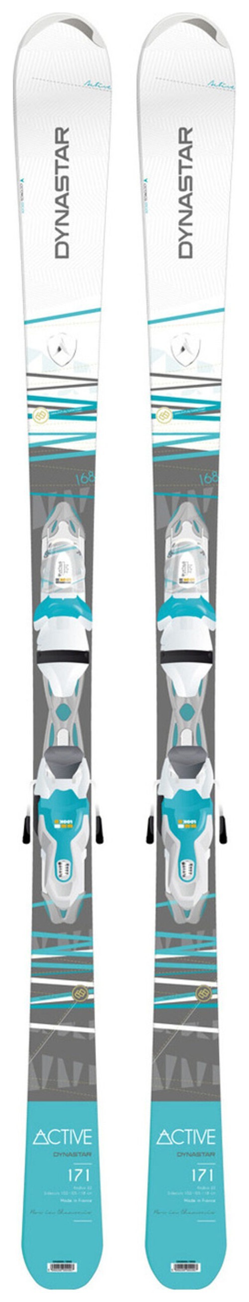 Ліжі гірські (комплект) Dynastar ACTIVE XPRESS+XPRESS W 11 B83 153см White/grey/blue (DADCG01+FCDD051) RCH_12662