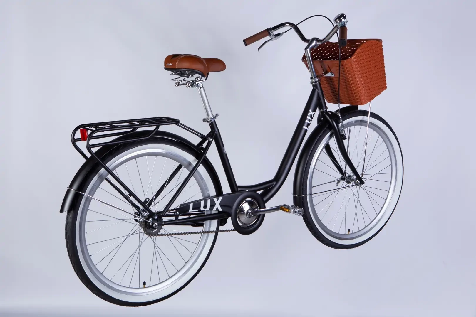 Велосипед ST 26" Dorozhnik LUX Velosteel рама-17" черный (матовый) 2026 OPS-D-26-367