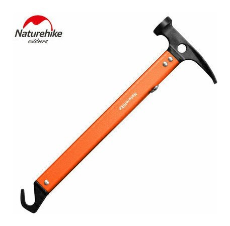 Молоток кемпінговий Naturehike NH15A010-I, алюміній, помаранчевий FNR_6927595717820