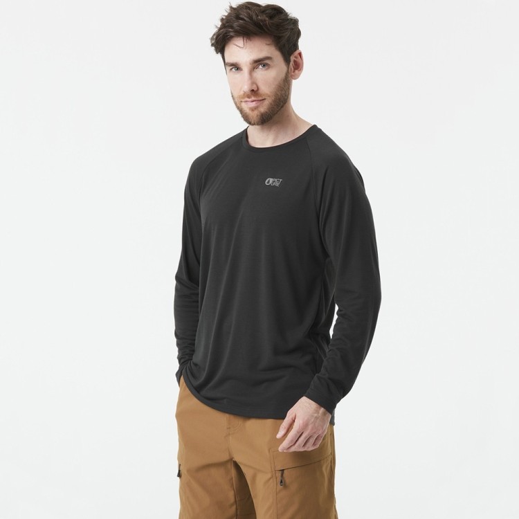 Picture Organic реглан Timont LS black L MTS1259A-L