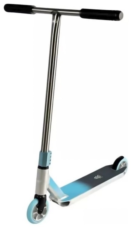 Самокат трюковый Flyby Air V2 complete Chrome/Blue SCO-38-08