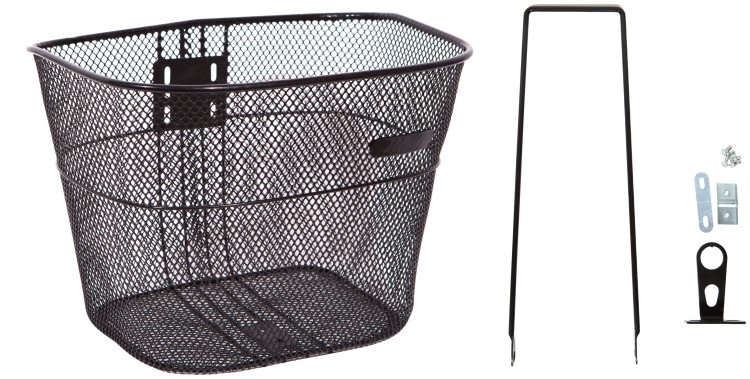 Корзина 24" ST с крепл. под болт М5 340*260*240 H365мм черный; ED TEN009 BSK-24-004