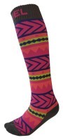 Носки сноубордические женские Level HERRINGBONE 39-42 Fuchsia (LSBS20W2D)