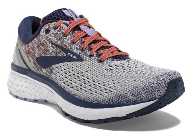 Кроссовки женские Brooks GHOST 11 W 37.5 (6.5US) Grey/blue/coral (1202771B005) RCH_15168
