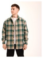 Сорочка в клітинку зелена. Чоловіча сорочка Pobedov Tartan в клітинку