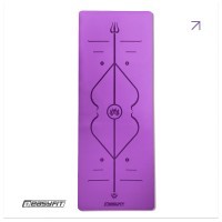 Килимок для йоги професійний EasyFit Pro каучук 5 мм Фіолетовий