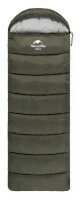 Спальник з капюшоном Naturehike U250S NH20MSD07, (0°C), правий, темно-зелений
