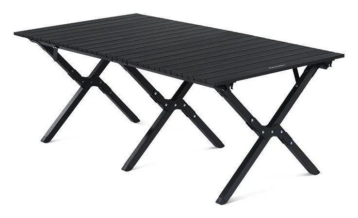 Розкладний стіл великий Naturehike CNK2300JU010, алюміній, чорний FNR_6976023929007