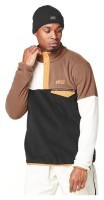 Picture Organic реглан флисовый Arcca black-vanilla-cocoa brown M