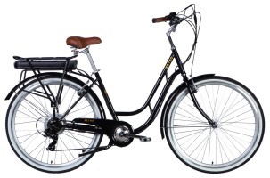 Велосипед уцінений з електроприводом 28" ST Dorozhnik eRETRO Vbr FR рама-19" 36B 13А*г 500Вт чорний 2026