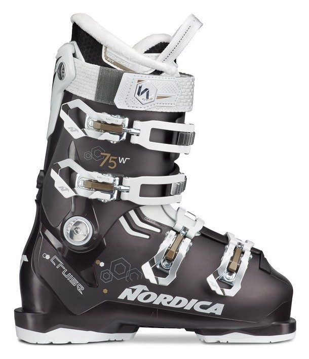 Ботинки горнолыжные Nordica THE CRUISE 75 W 40.5 (260мм) Black p./white/bronze (05065200-WRH) RCH_17108