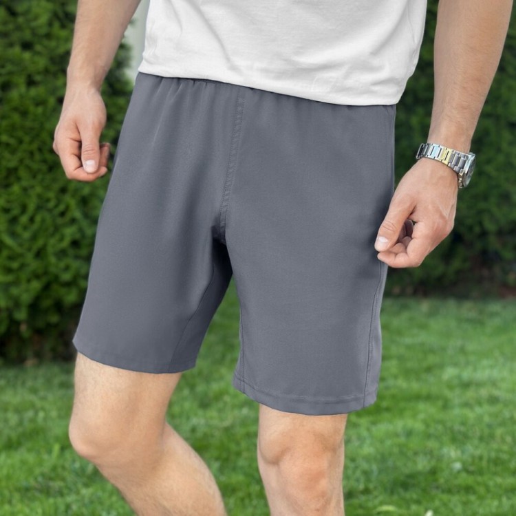 Плавальні шорти чоловічі темно-сірі Pobedov Vocation Dark Gray POB_00000006444