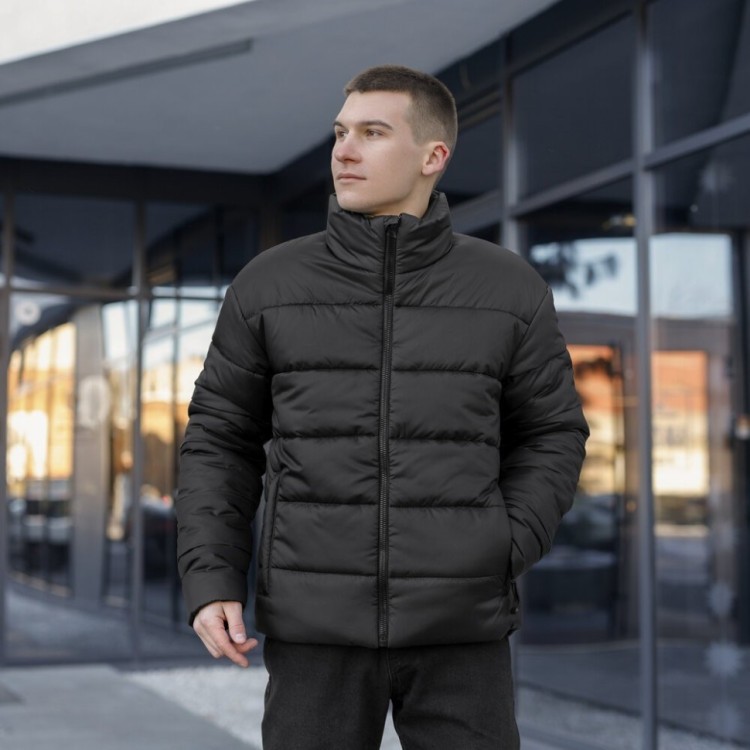 Мужская зимняя куртка черная Pobedov Bubble Gum POB_00000005851