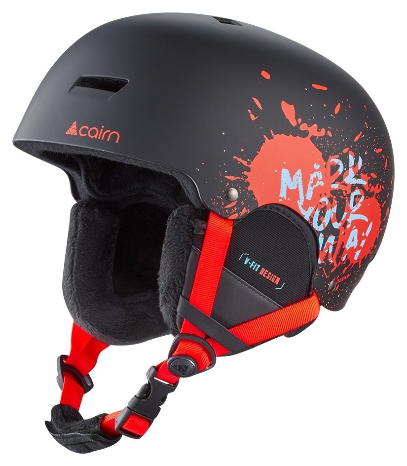 Cairn шолом Darwin Jr black-fire paint 51-52 0605239-602-51-52