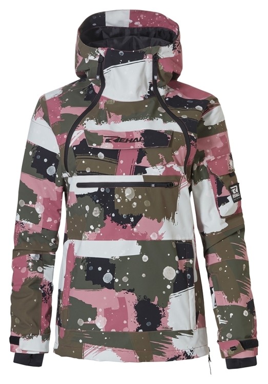 Куртка Rehall Vie для жінок 2024 camo abstract rose 60445-9013-L