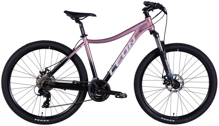 Велосипед AL 27,5" Leon XC LADY 105 DD CS рама-18" розовый с черным 2025 OPS-LN-27,5-003
