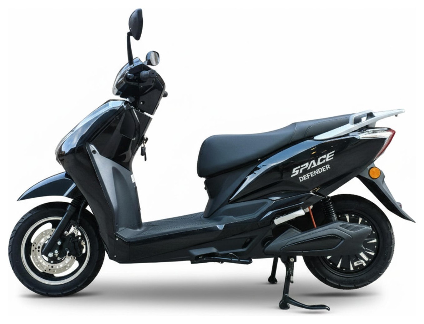 Электроскутер SPACE DEFENDER 72B 2500Вт 32А*г диск/барабан свинцово-кислотный черный 2026 ESC-078