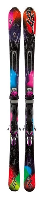 Ліжі гірські комплект K2 Superburnin+ERS 11.0 TC 153см Multicolor/black (1020101.121.1+1021005.121.1) RCH_17721