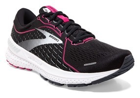Кроссовки женские Brooks ADRENALINE GTS 21 W 40.5 (9.0US) 054 Black/raspberrysorbet/ebony (1203291B054)