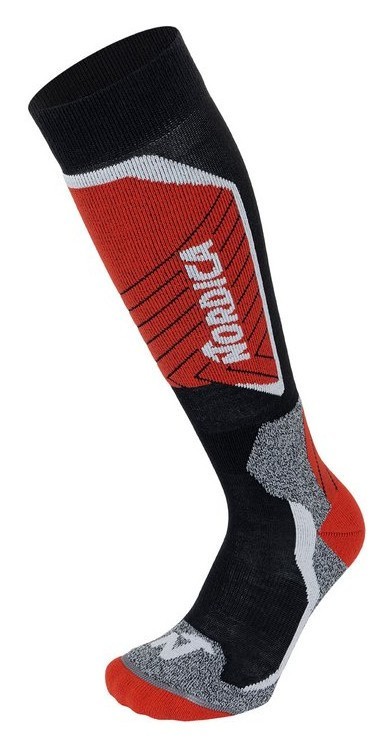 Носки для туризму дитячі Nordica TECH JUNIOR 31-34 Black/red/white (12703) RCH_21992