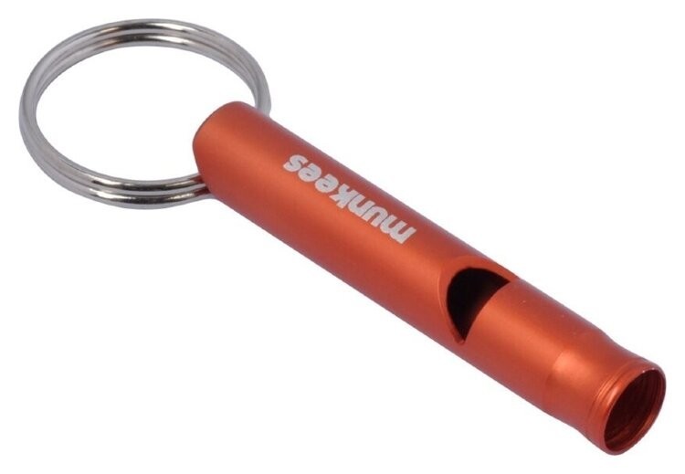 Munkees 3393 брелок-свисток Whistle Small Alu оранжевый 3393-OR