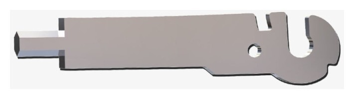 Змінний інструмент FTS2-1 до мультитула Roxon Flex S804 (шестигранний ключ 4 мм)