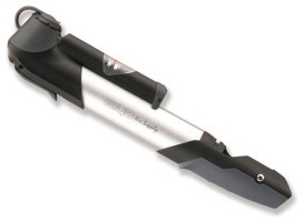 Насос міні GIYO GP-961A Алюмiнiй сірий 80psi з манометром AV/FV AM (брендоване пакування)